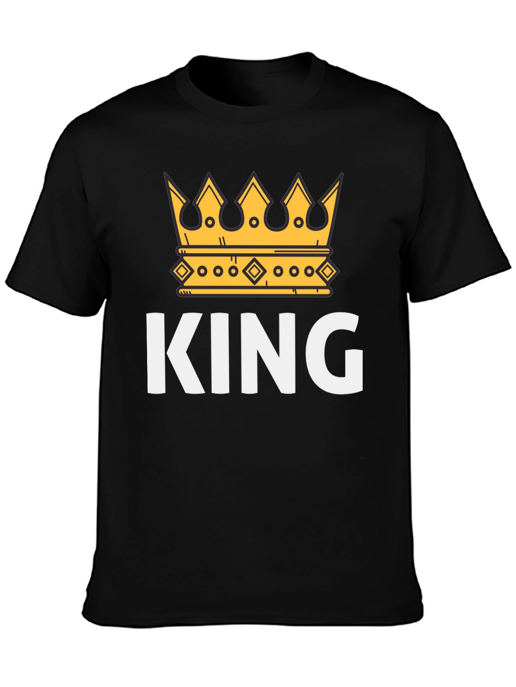 King Crown Graphic Tee - Mens Black T-Shirt