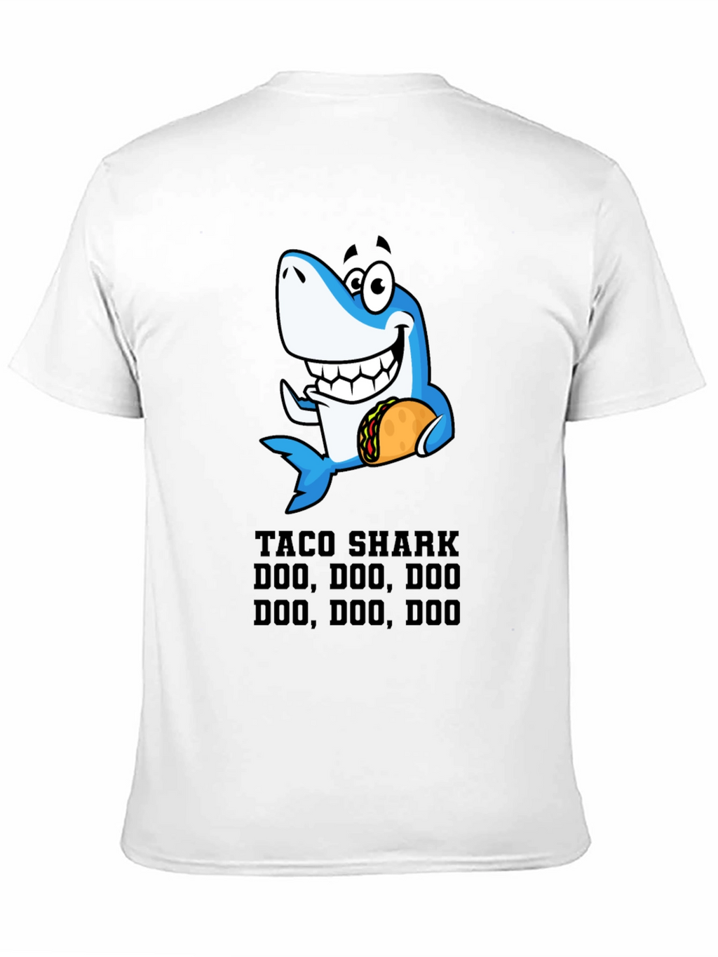 Taco Shark Doo Doo Funny Graphic Tee