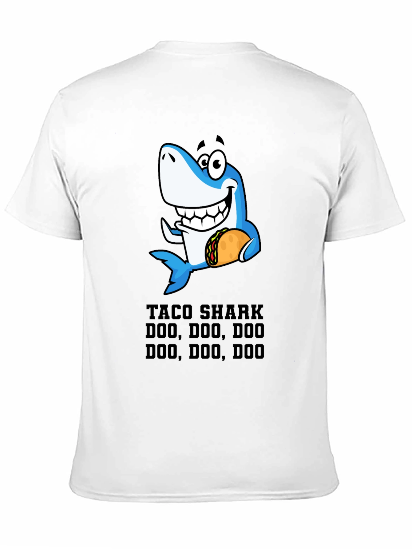 Taco Shark Doo Doo Funny Graphic Tee