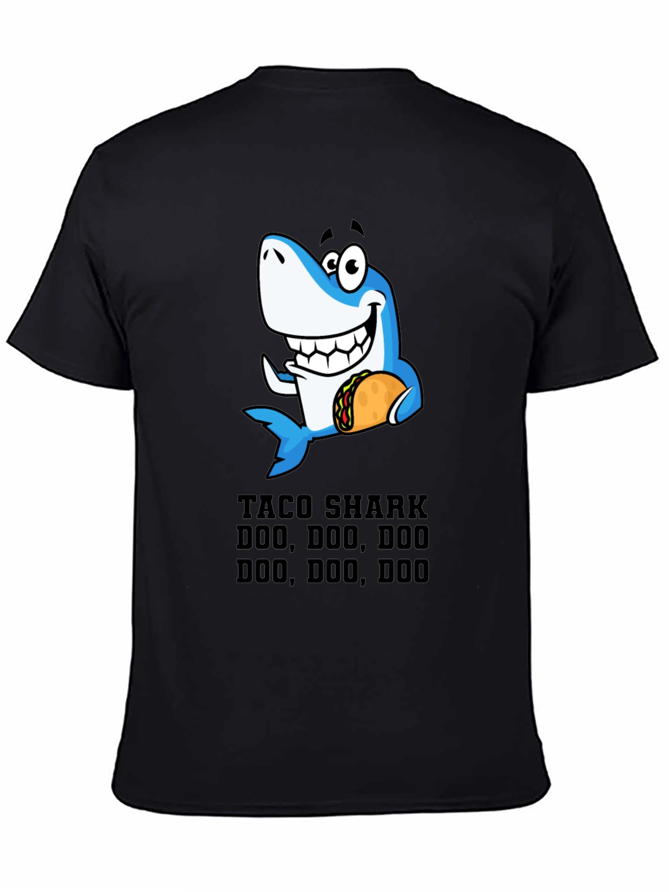 Taco Shark Doo Doo Funny Graphic Tee