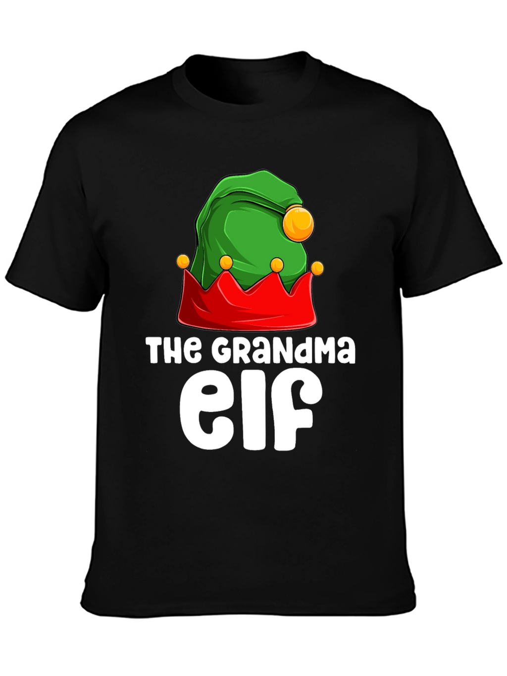Grandma Elf Matching Christmas T-Shirt