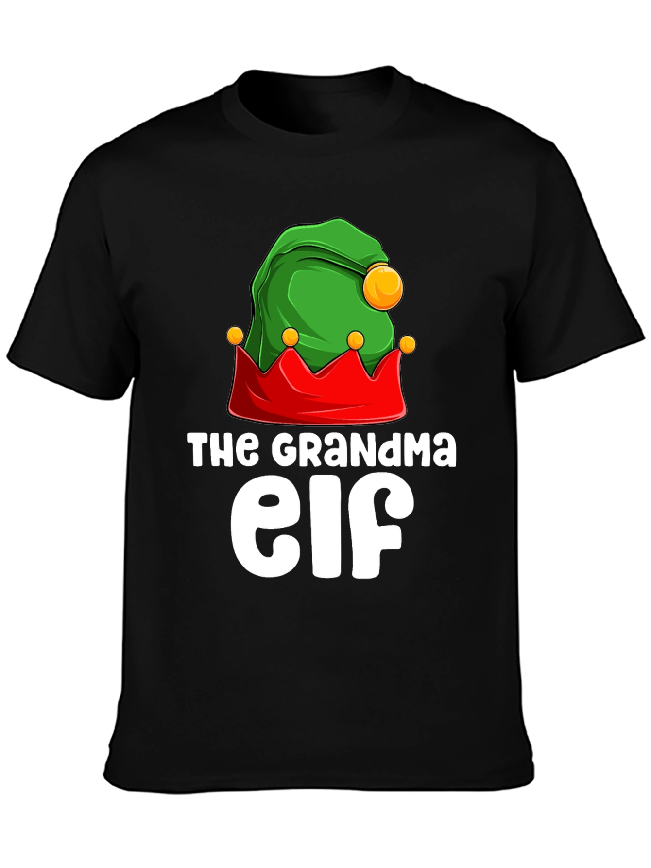 Grandma Elf Matching Christmas T-Shirt