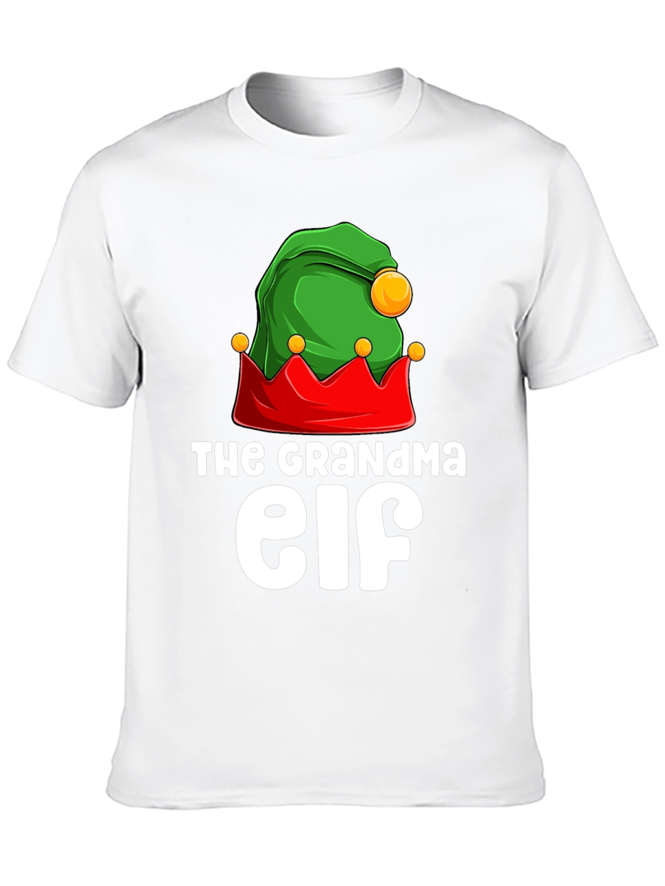 Grandma Elf Matching Christmas T-Shirt