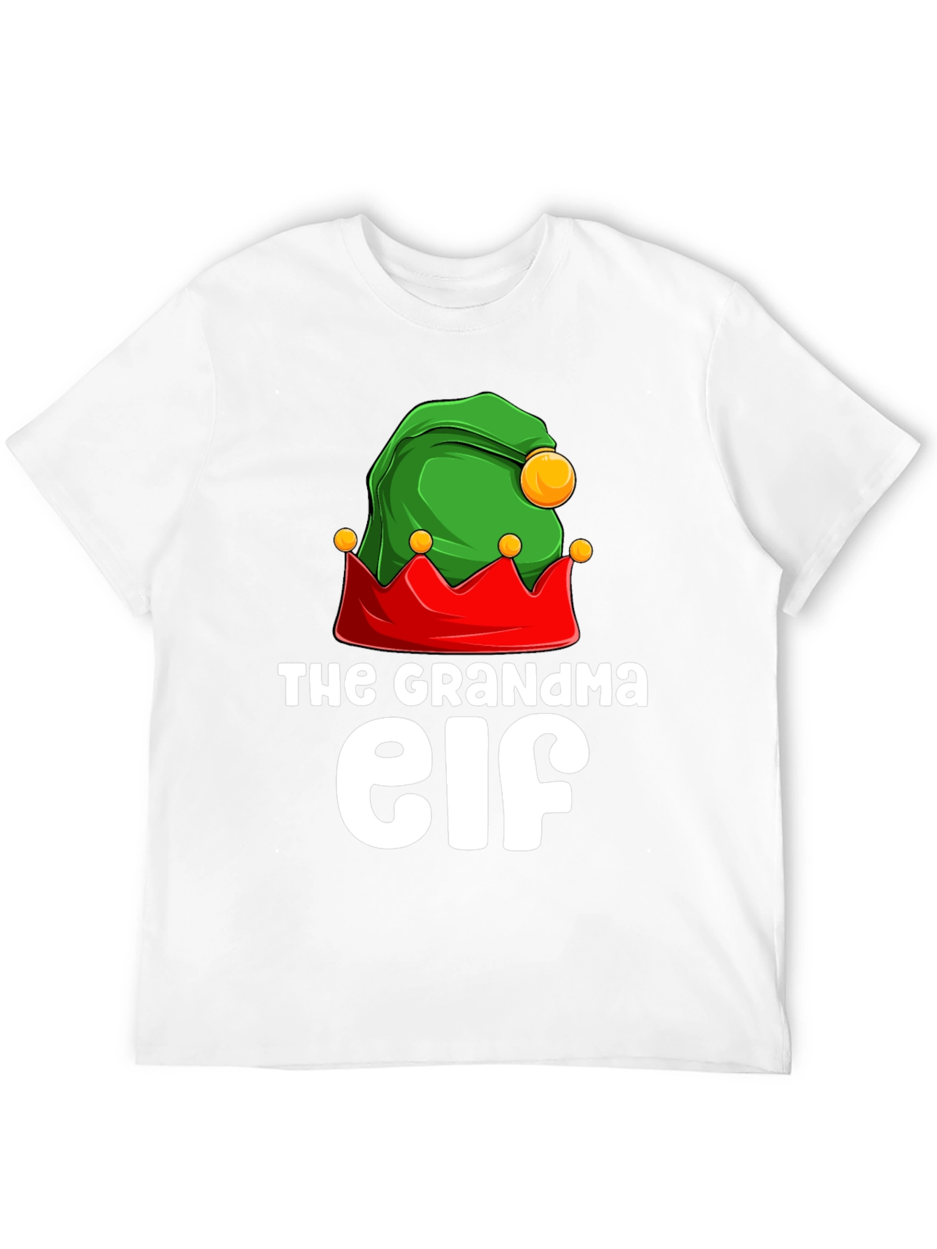 Grandma Elf Matching Christmas T-Shirt