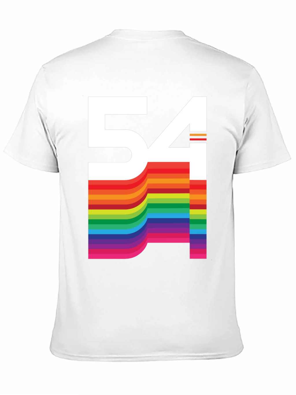 Retro Rainbow 54 Graphic Tee
