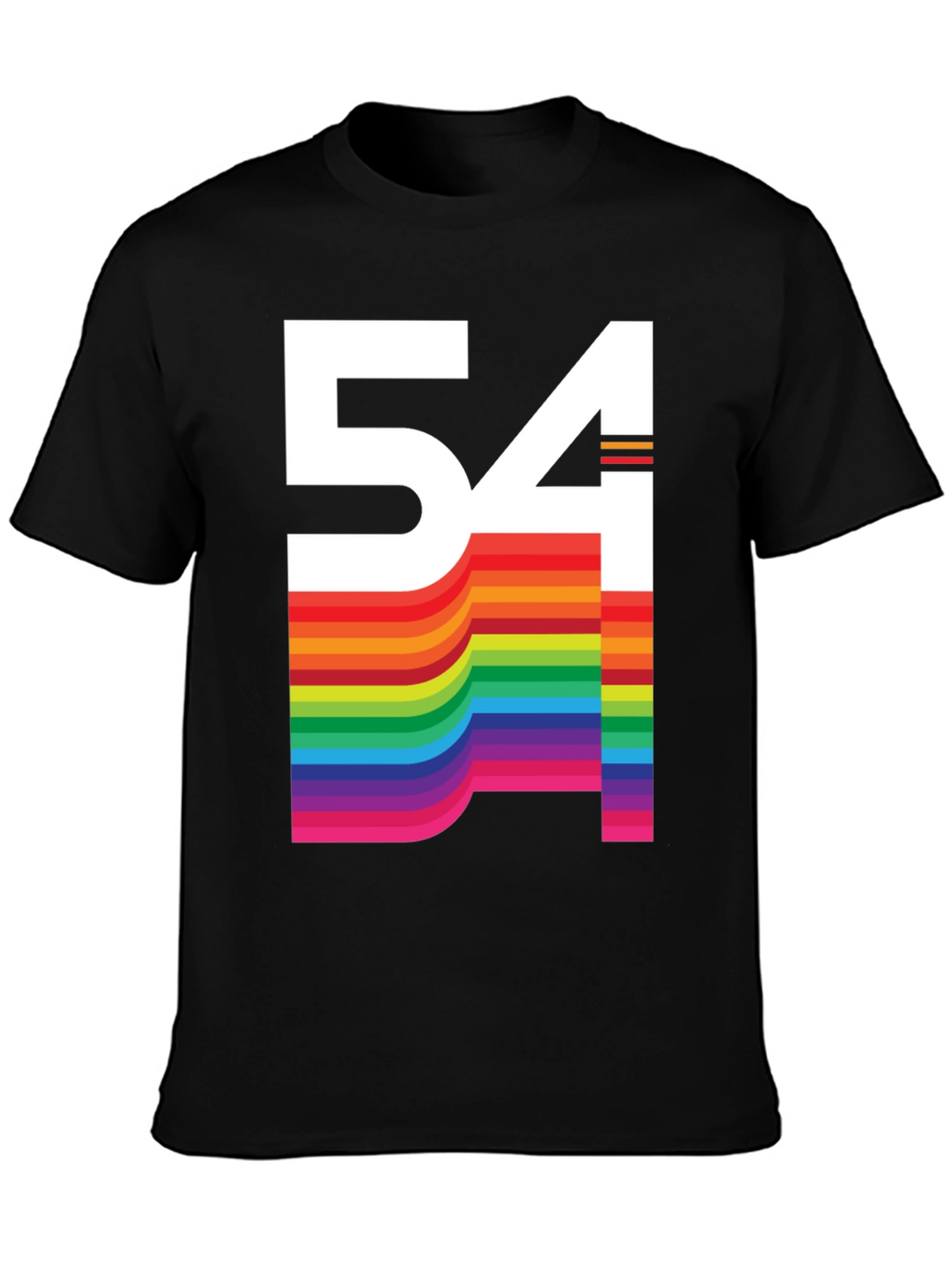 Retro Rainbow 54 Graphic Tee