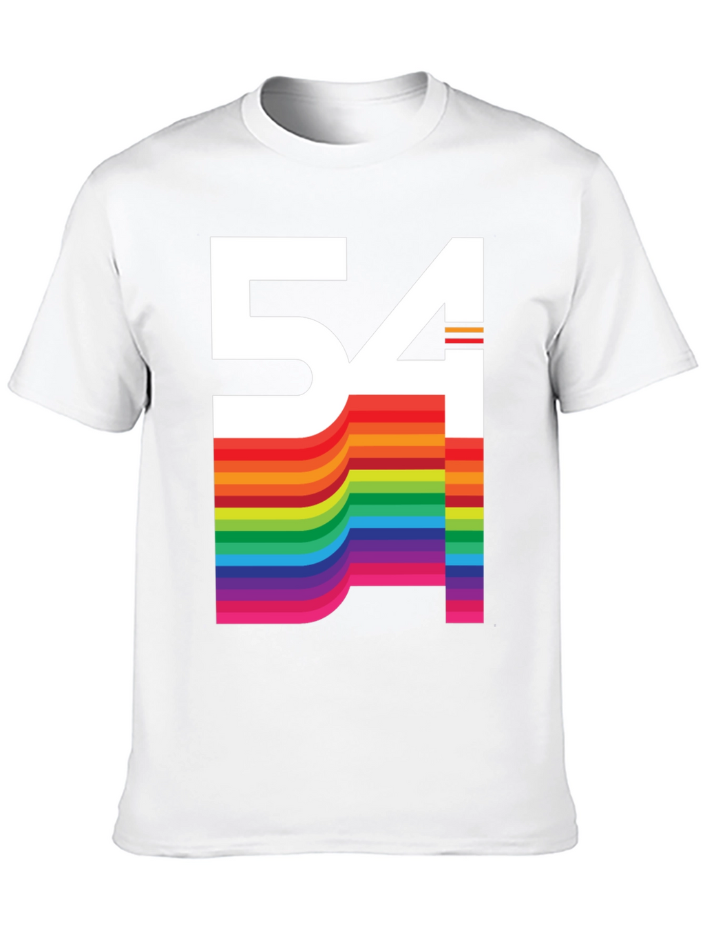 Retro Rainbow 54 Graphic Tee