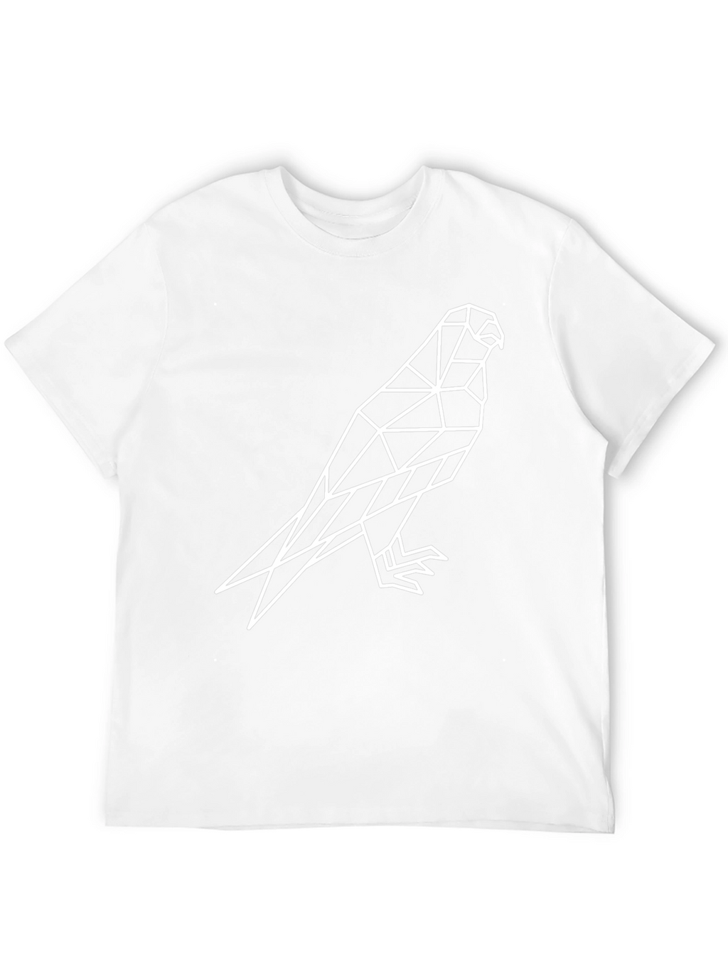Geometric Falcon Graphic Tee - Mens Black T-Shirt