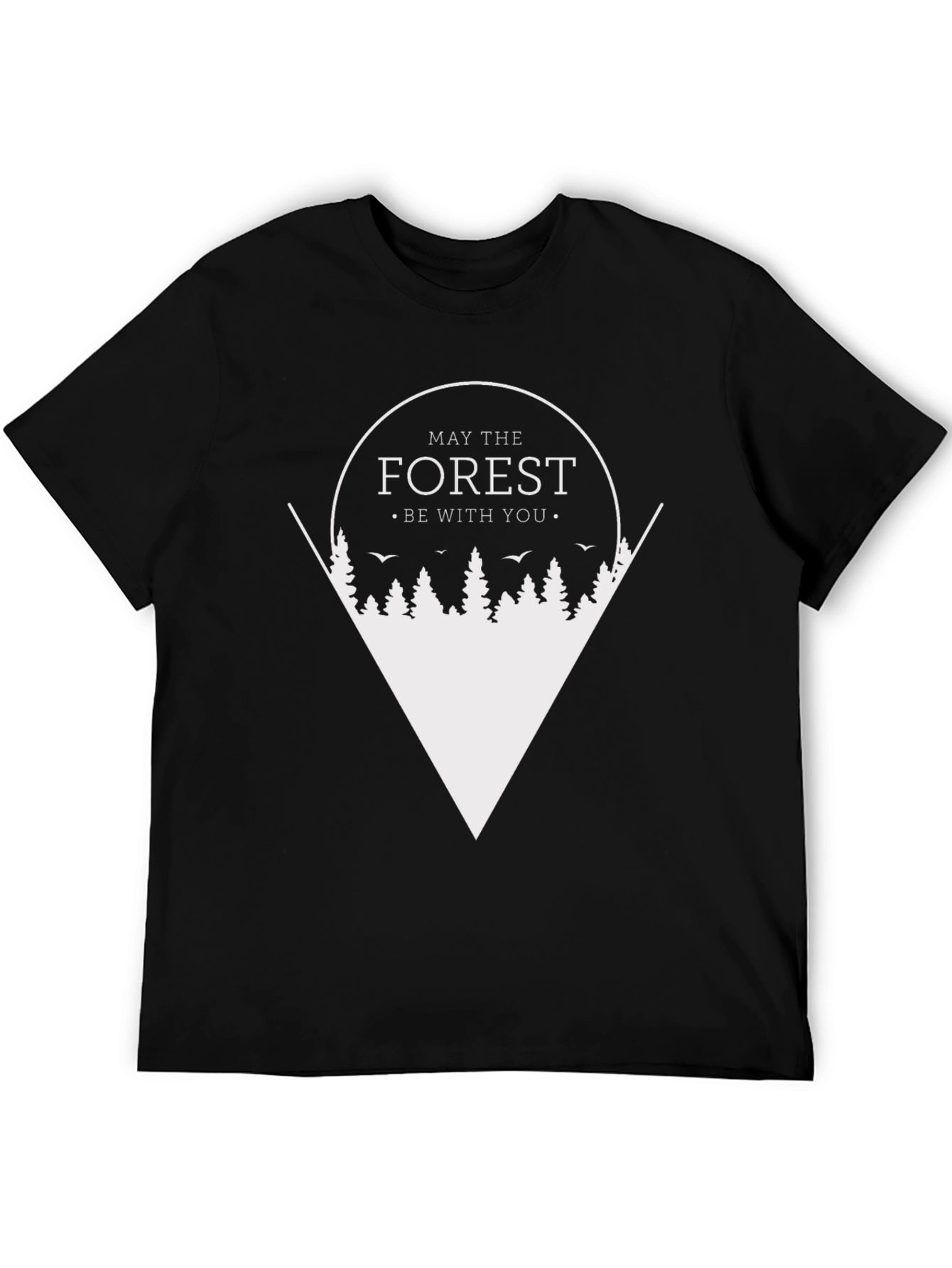 Forest Graphic Tee - May the Forest Be With You T-Shirt