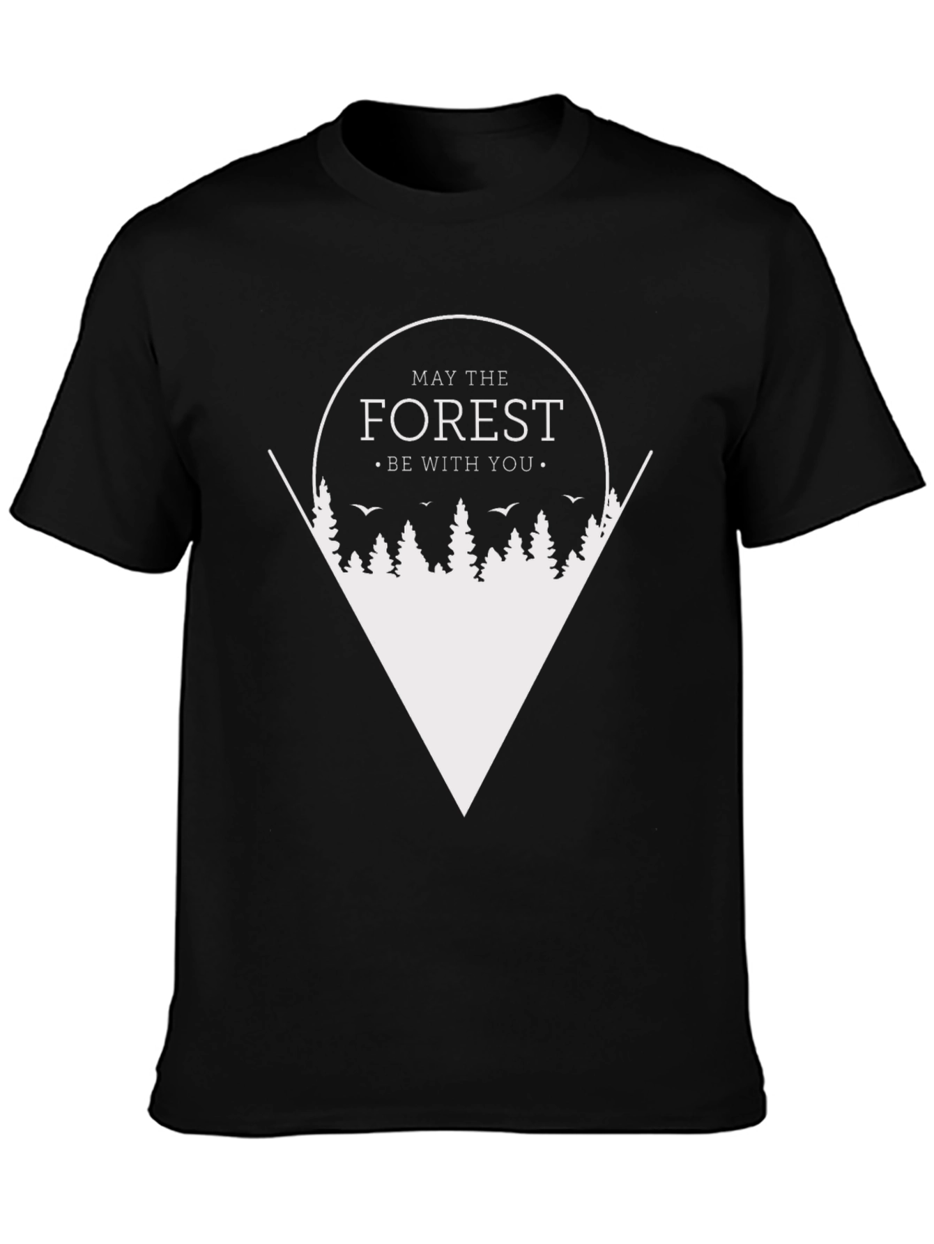 Forest Graphic Tee - May the Forest Be With You T-Shirt