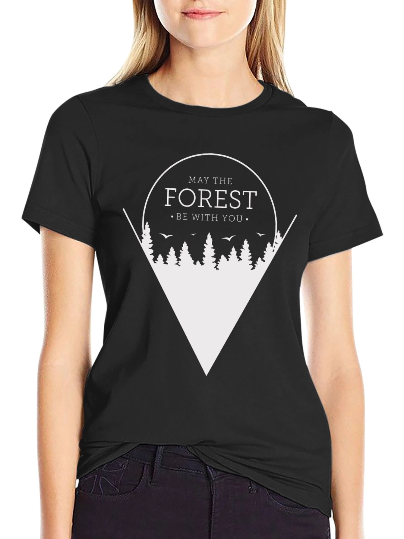 Forest Graphic Tee - May the Forest Be With You T-Shirt