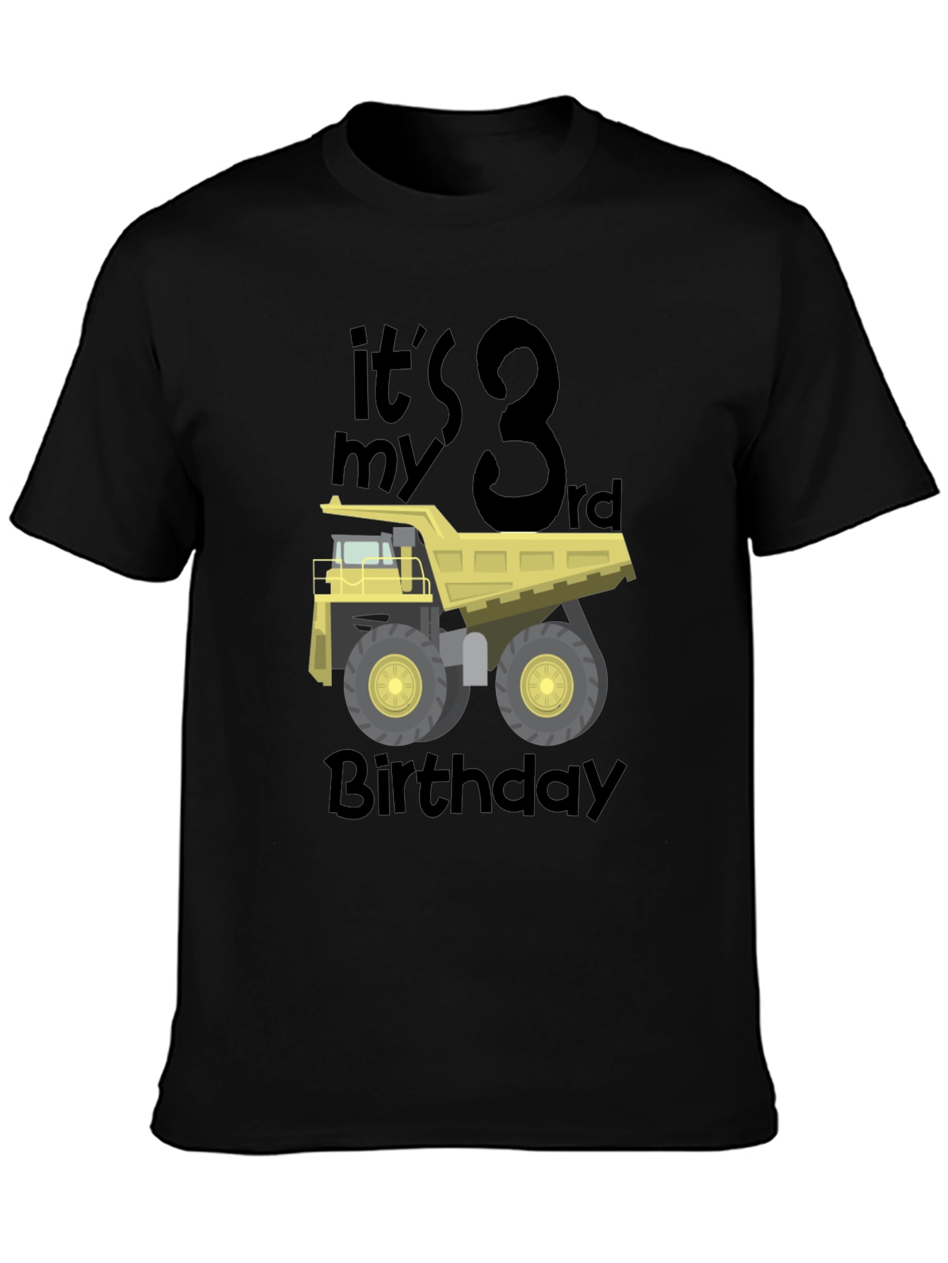 Its My 3rd Birthday Dump Truck T-Shirt