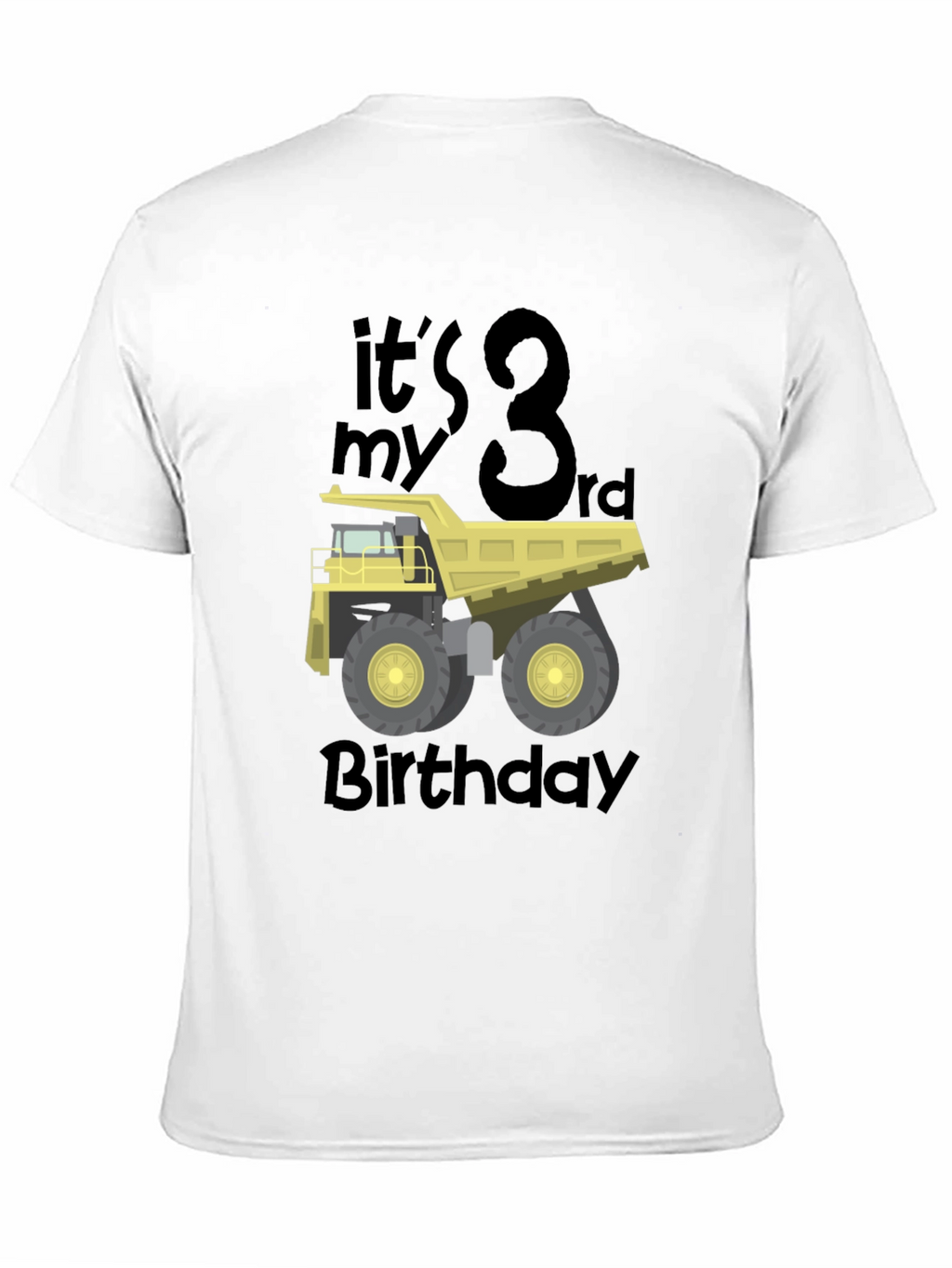 Its My 3rd Birthday Dump Truck T-Shirt