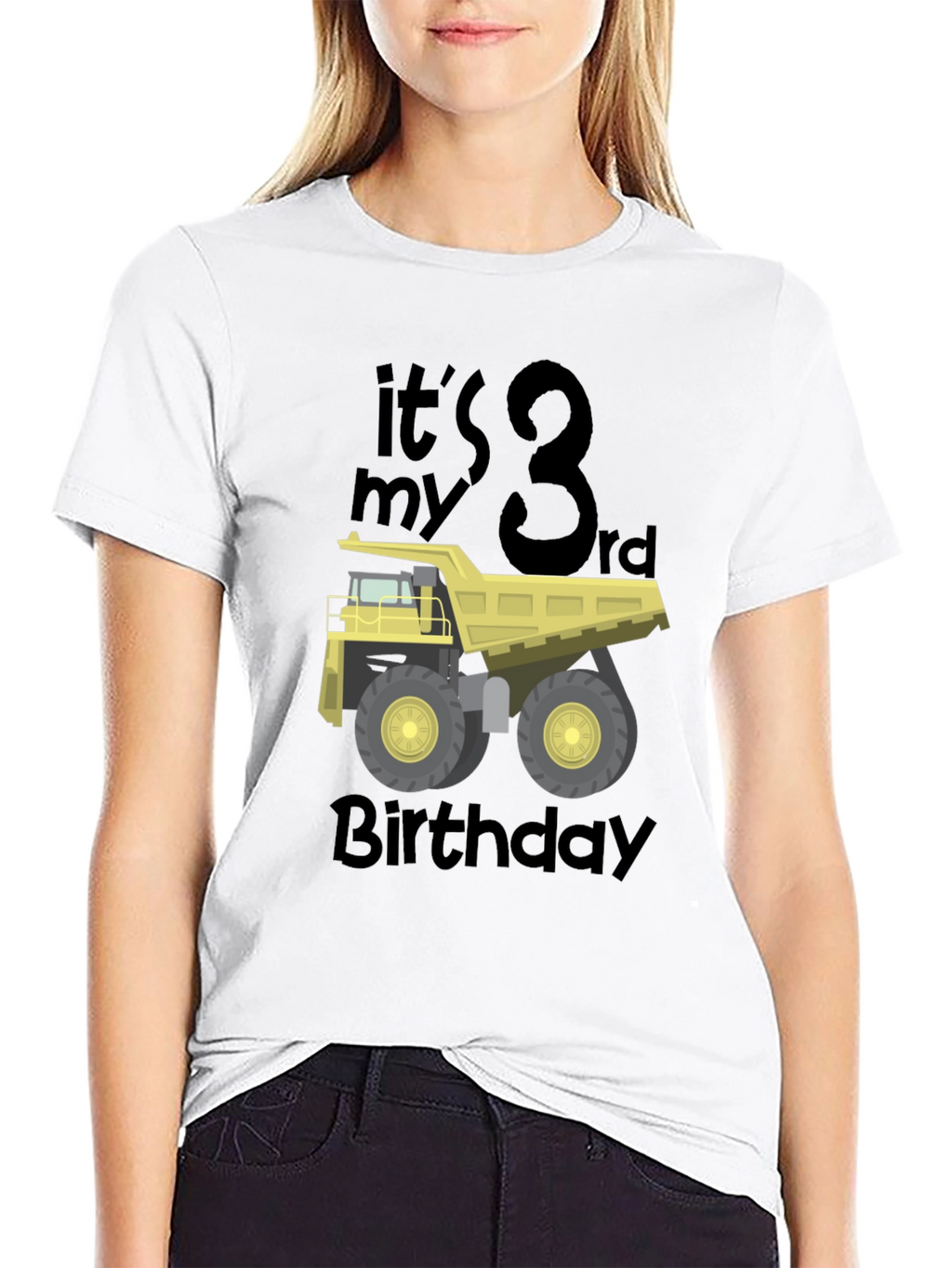 Its My 3rd Birthday Dump Truck T-Shirt