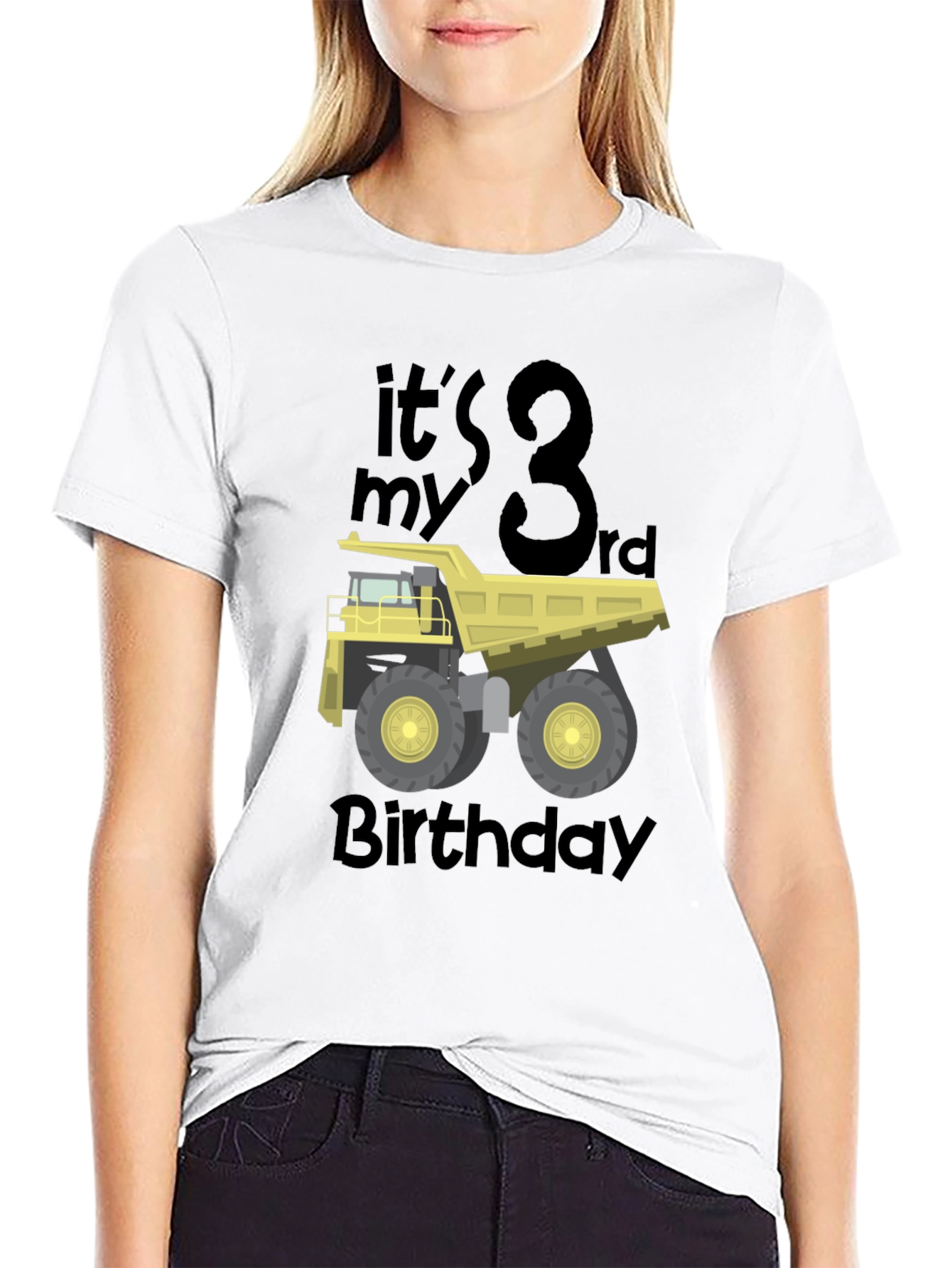 Its My 3rd Birthday Dump Truck T-Shirt