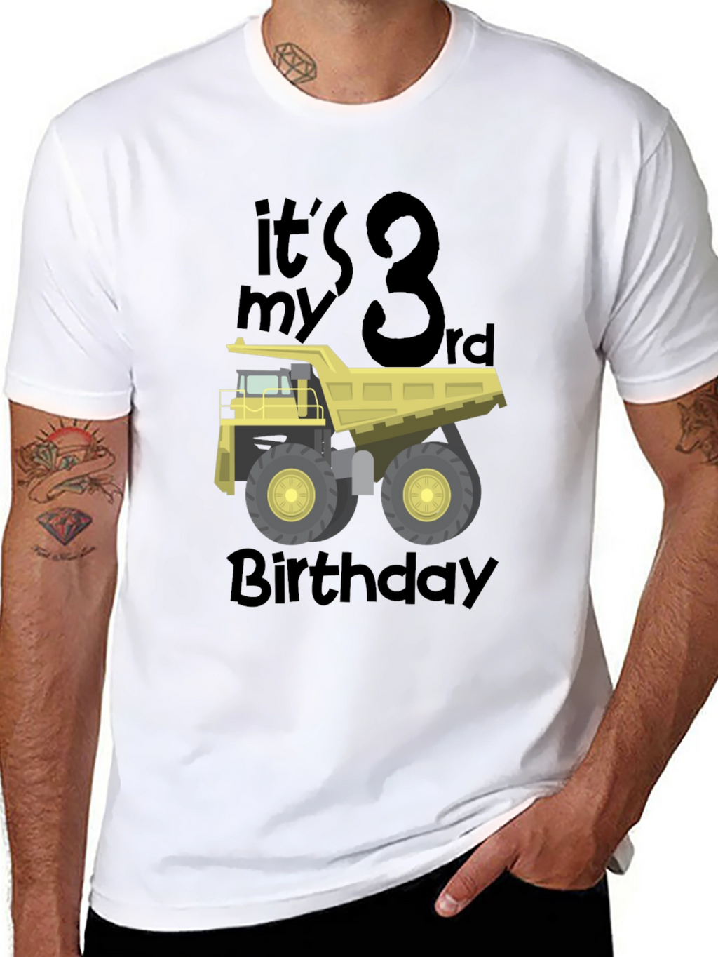 Its My 3rd Birthday Dump Truck T-Shirt