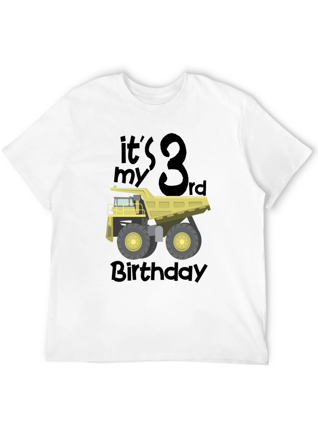 Its My 3rd Birthday Dump Truck T-Shirt