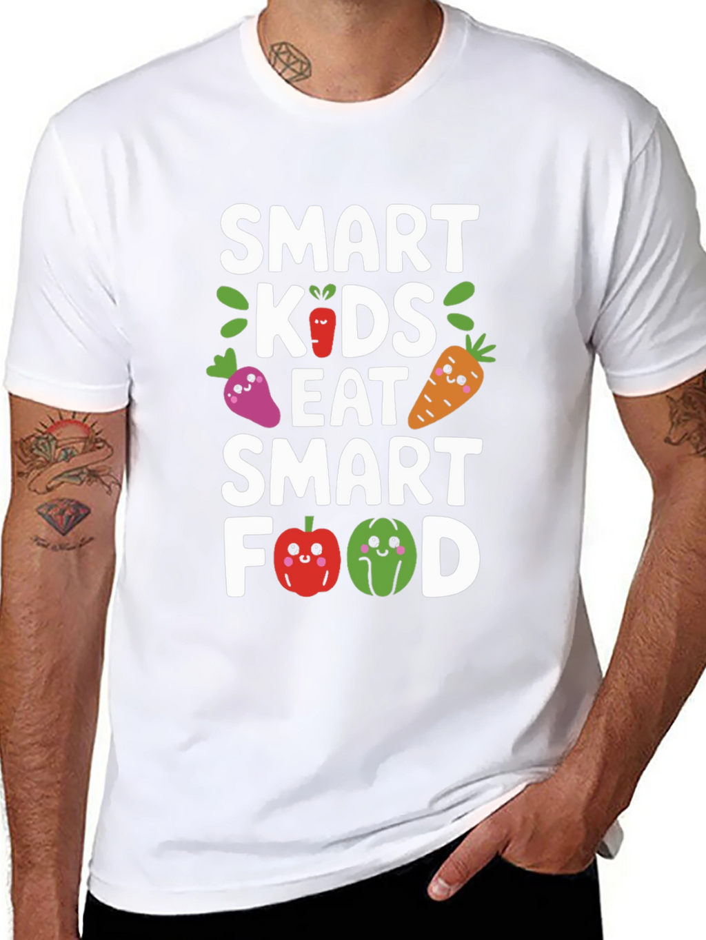 Smart Kids Eat Smart Food T-Shirt