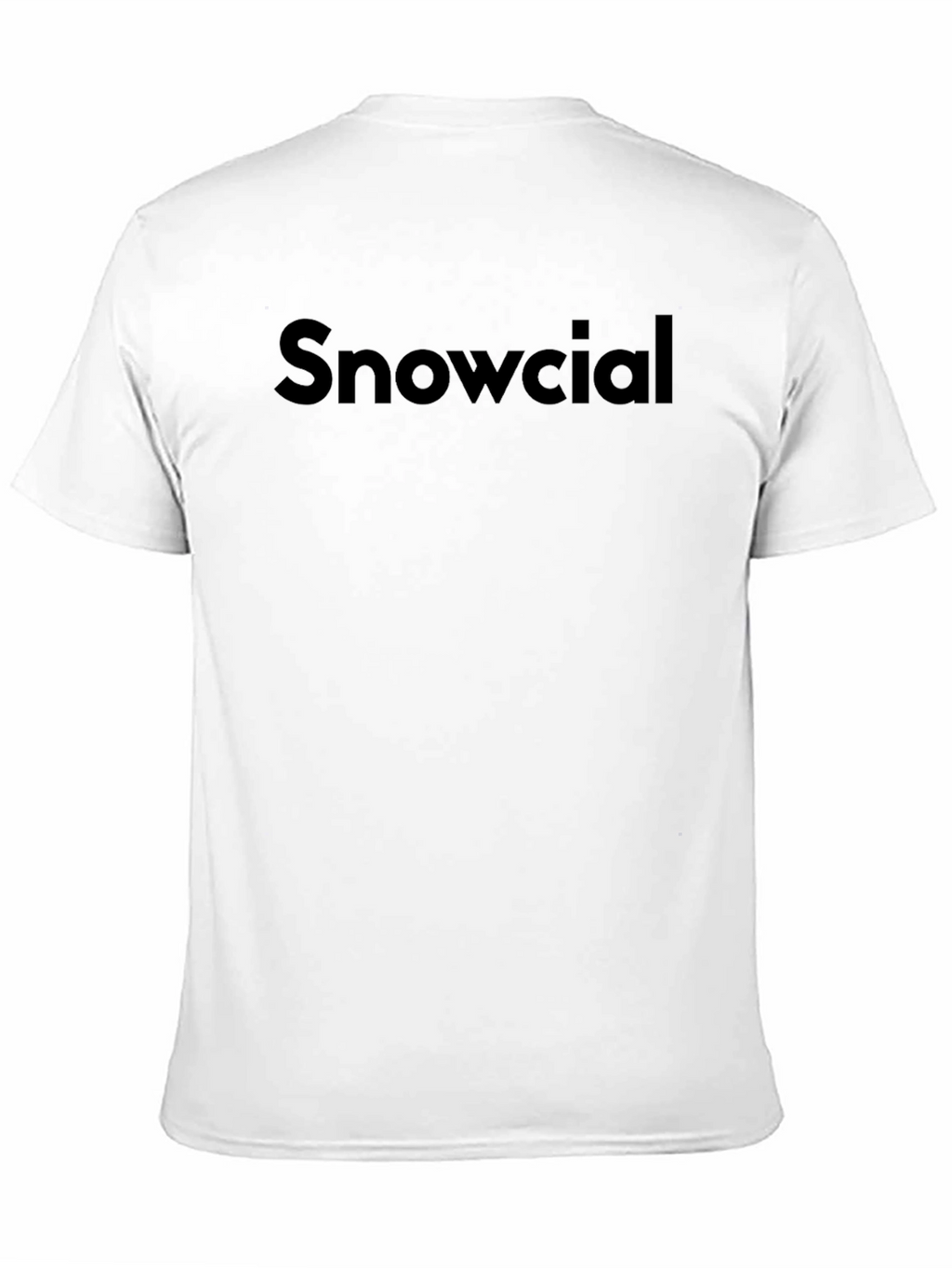 Snowcial Black T-Shirt