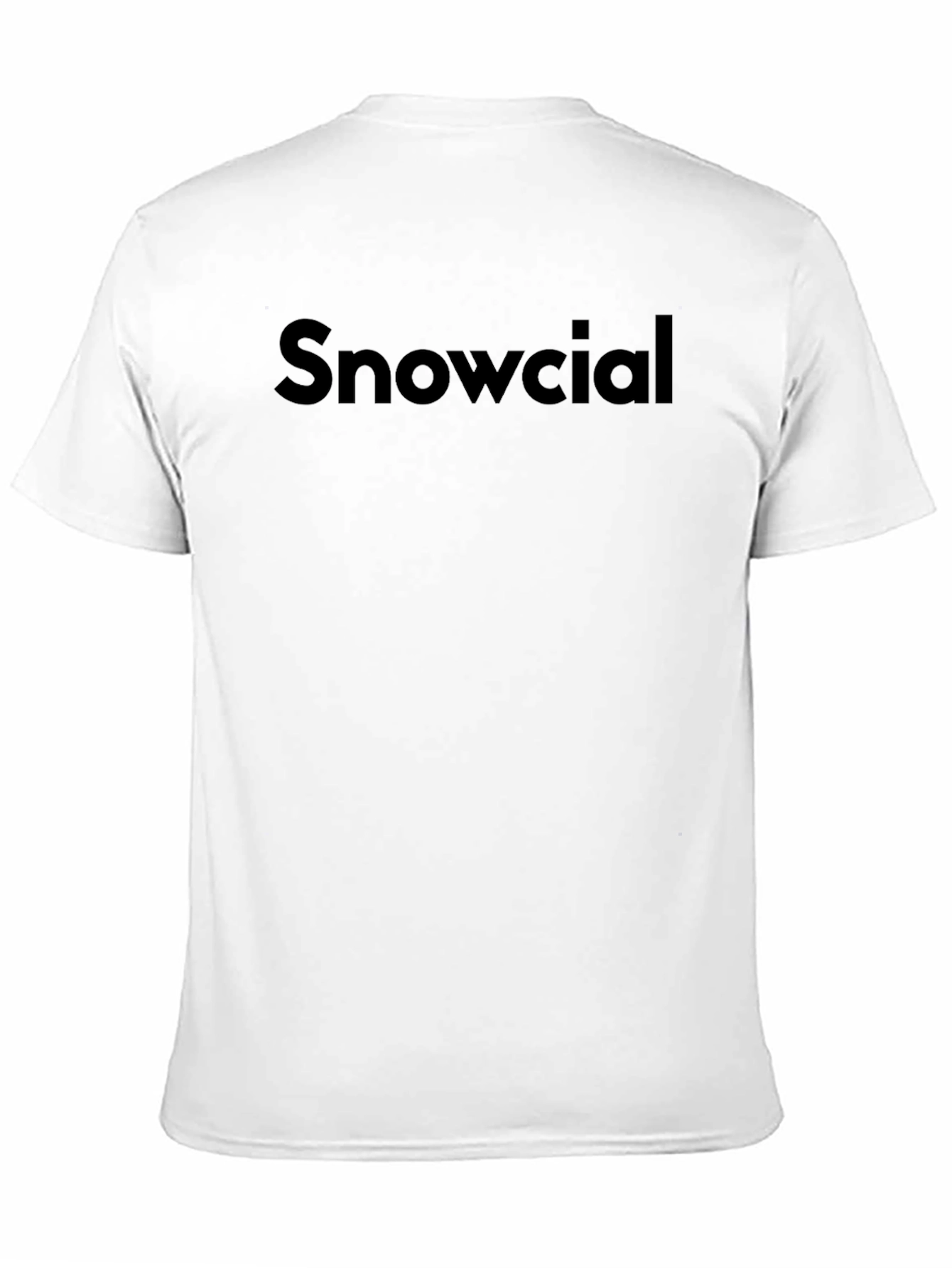 Snowcial Black T-Shirt