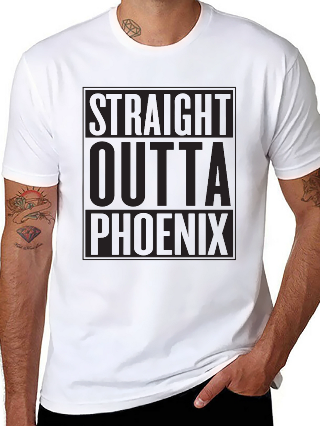 Straight Outta Phoenix T-Shirt - Dark Humor Tee