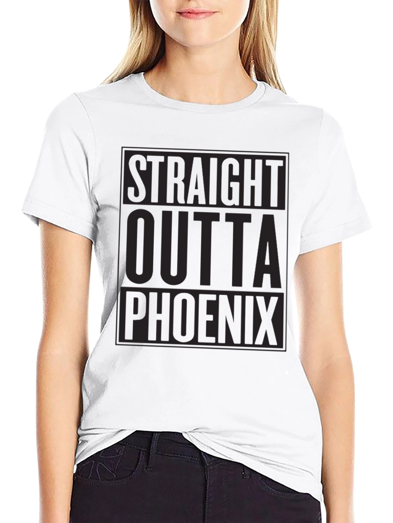 Straight Outta Phoenix T-Shirt - Dark Humor Tee