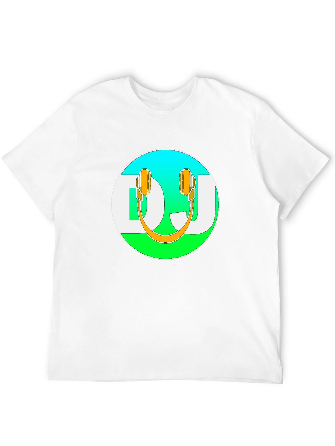 DJ Headphones Graphic Tee - Black