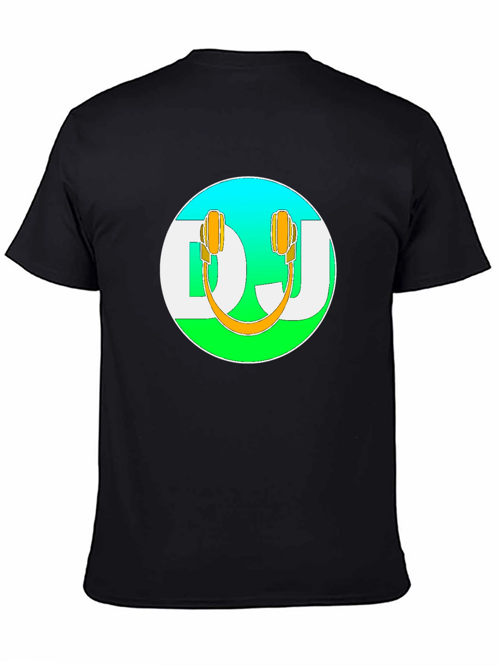 DJ Headphones Graphic Tee - Black