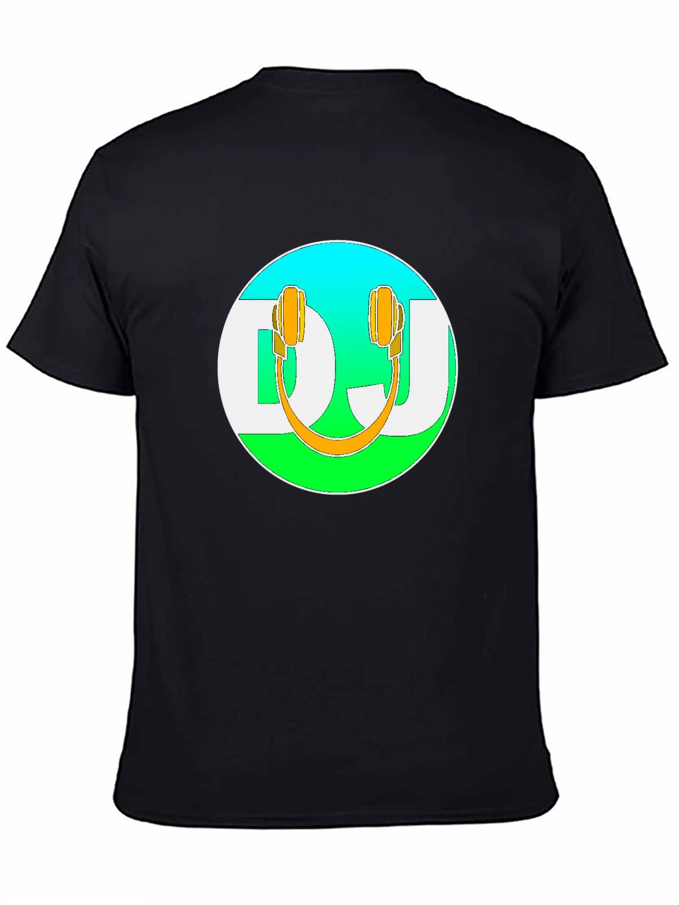 DJ Headphones Graphic Tee - Black