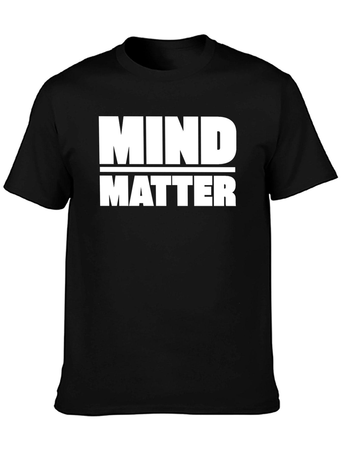 Mind Over Matter Graphic Tee - Black