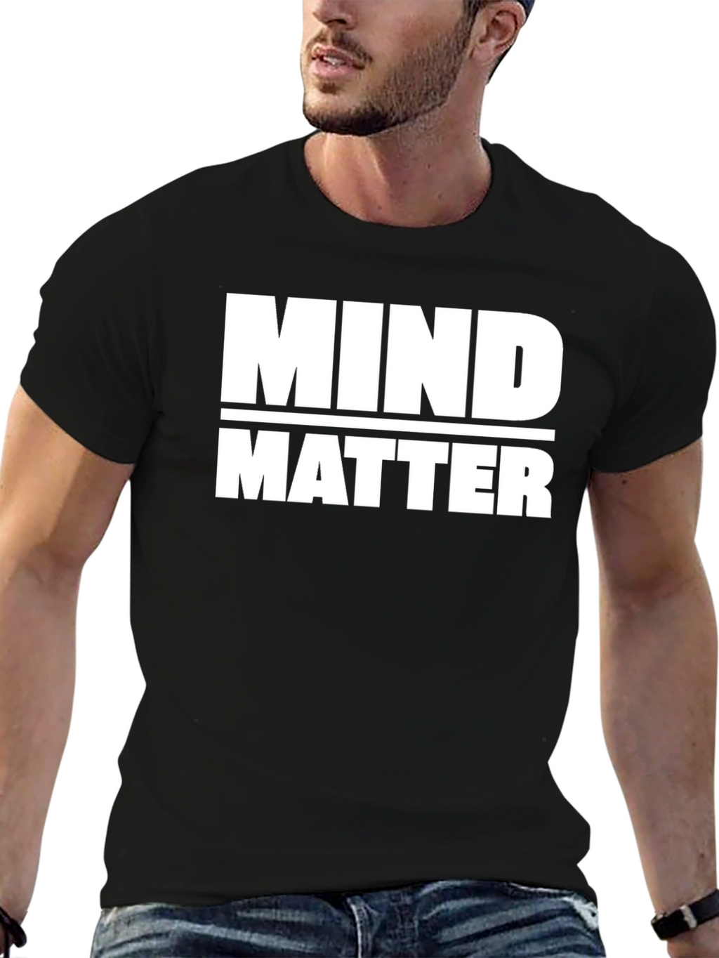 Mind Over Matter Graphic Tee - Black