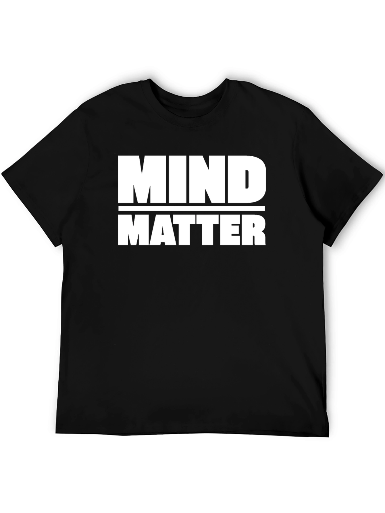 Mind Over Matter Graphic Tee - Black