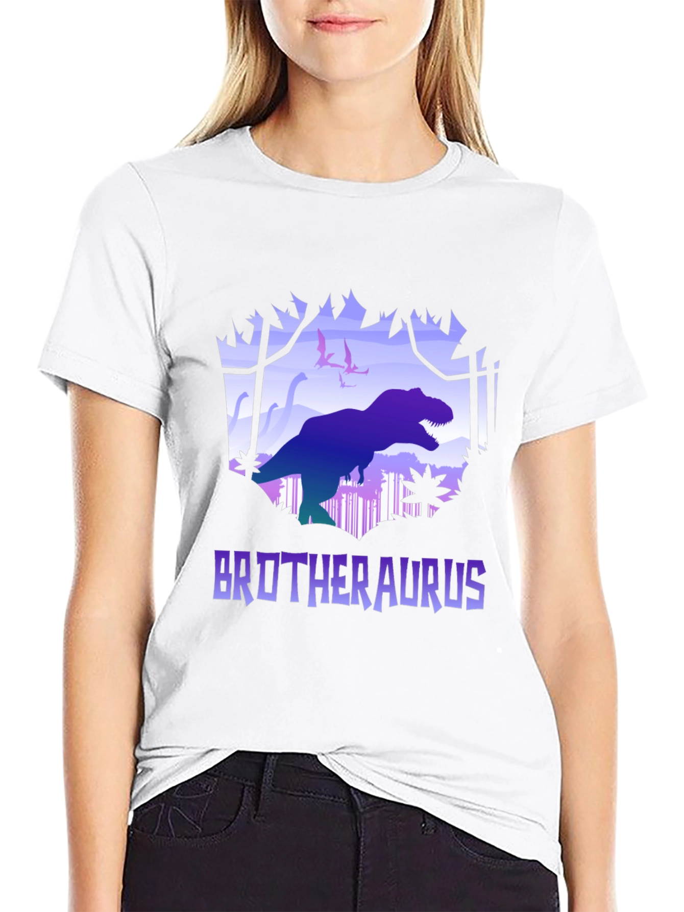 Brotheraurus T-Shirt - Dinosaur Graphic Tee