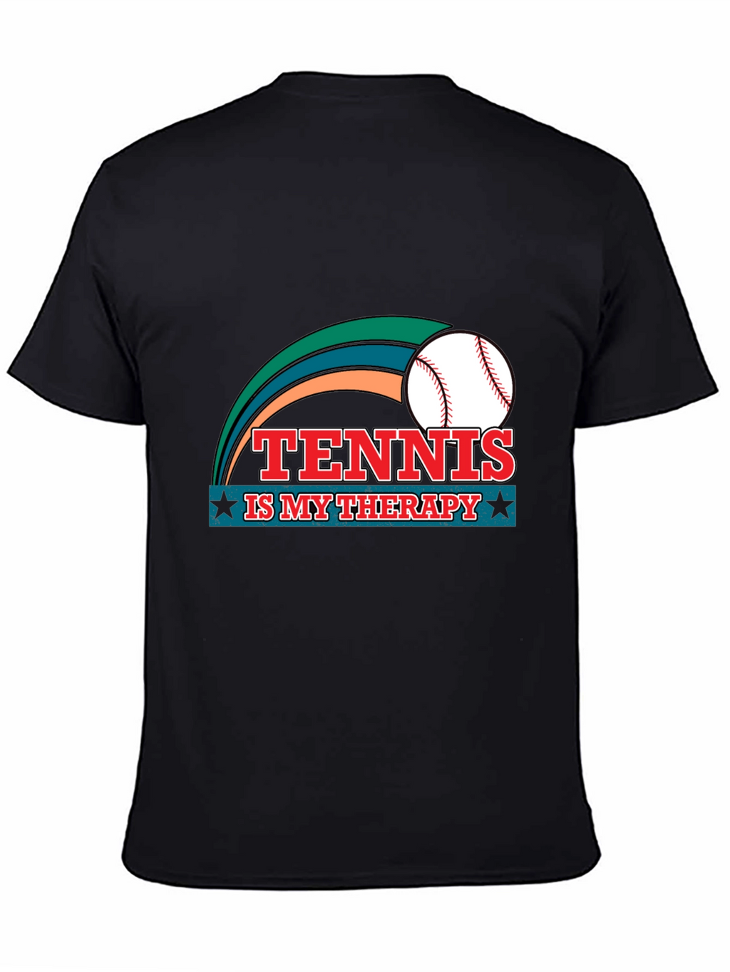 Tennis is My Therapy Graphic T-Shirt