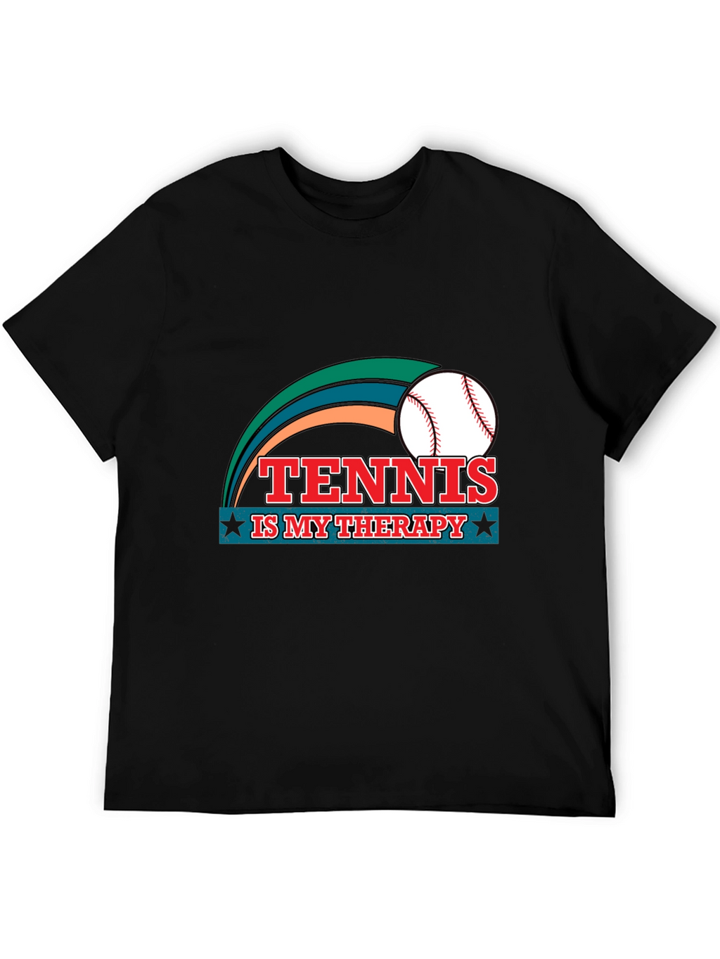 Tennis is My Therapy Graphic T-Shirt