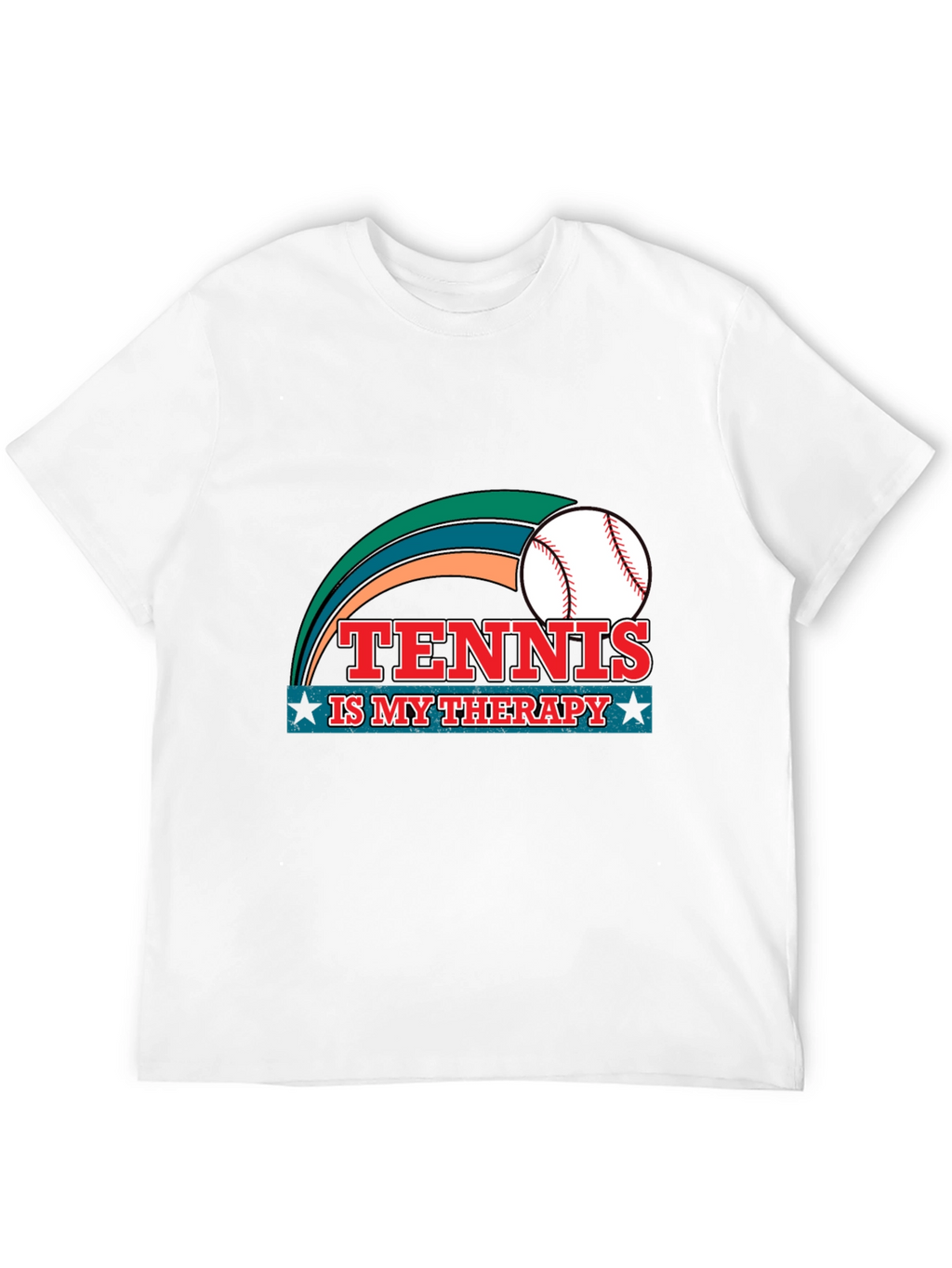 Tennis is My Therapy Graphic T-Shirt