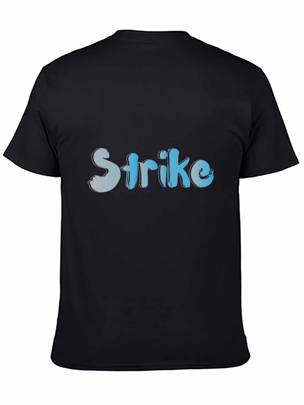 Strike Graphic Tee - Stylish Black Cotton T-Shirt