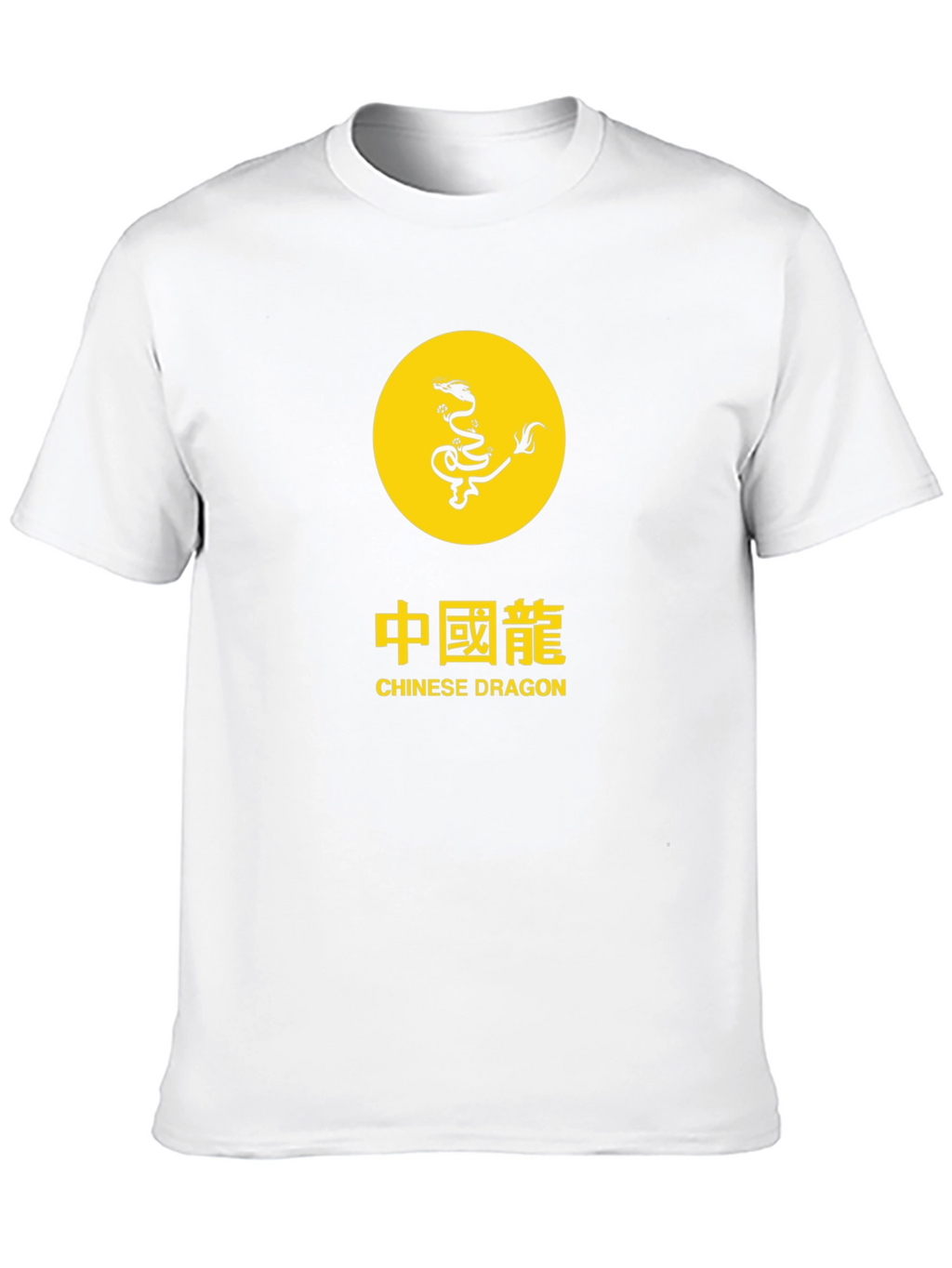 Chinese Dragon Graphic Black T-Shirt