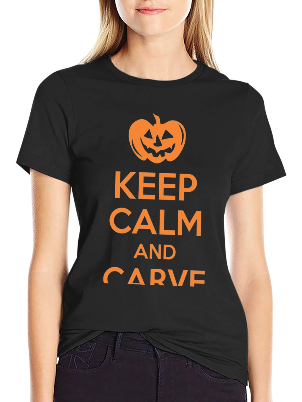Keep Calm & Carve Halloween Tee