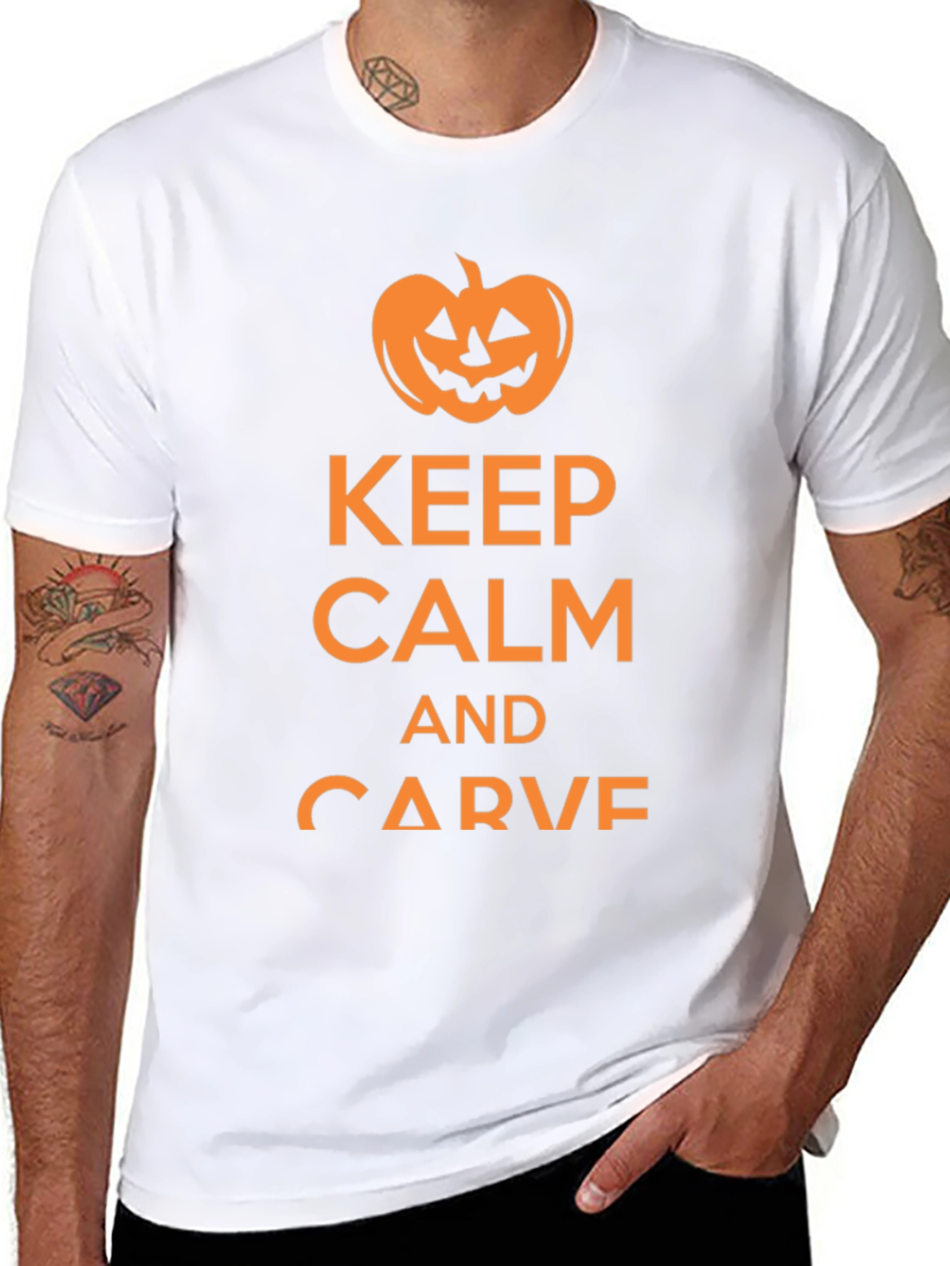 Keep Calm & Carve Halloween Tee