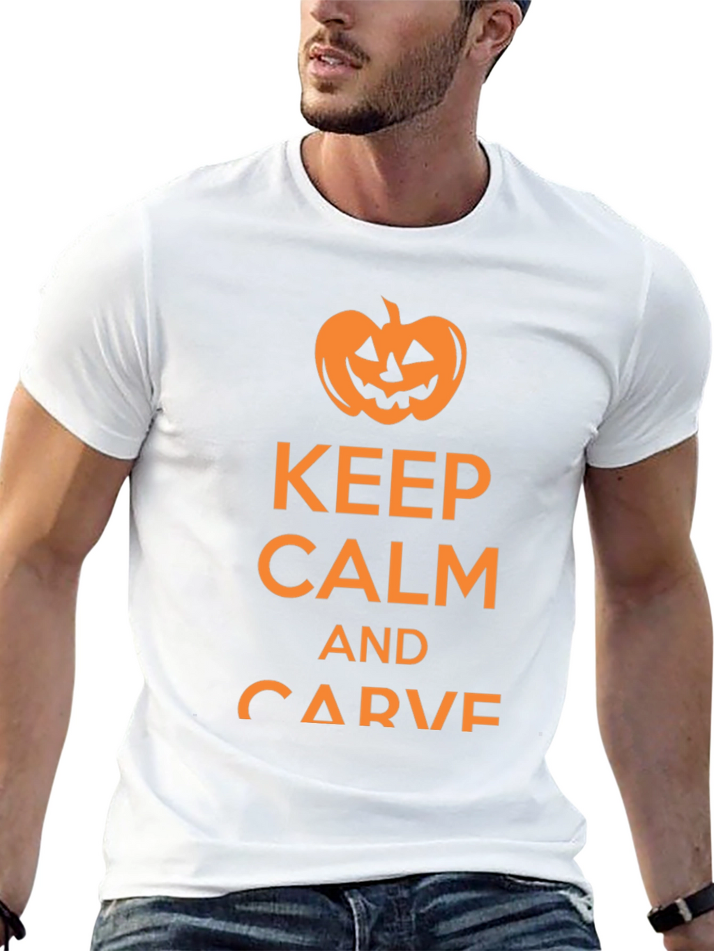 Keep Calm & Carve Halloween Tee
