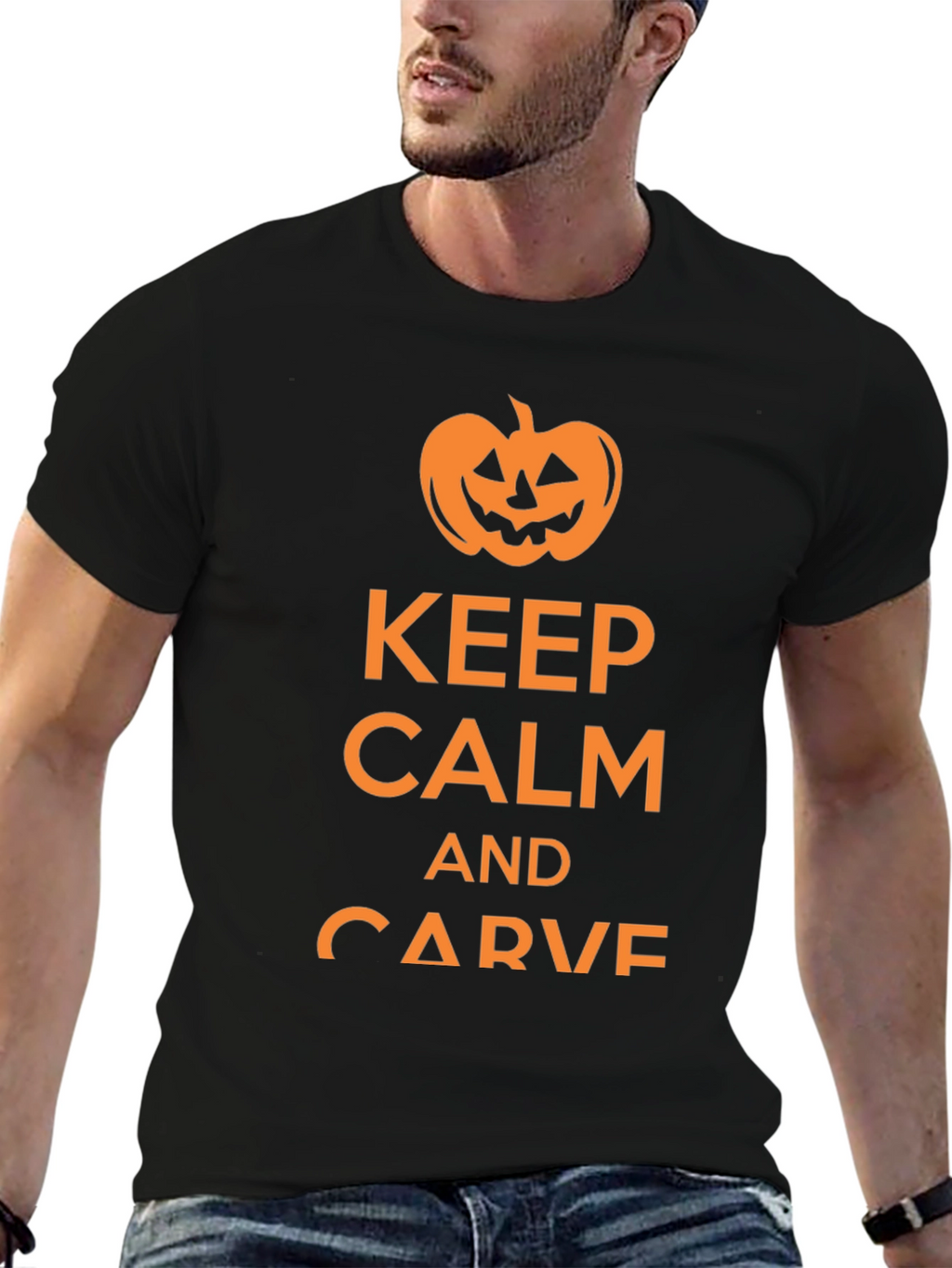 Keep Calm & Carve Halloween Tee