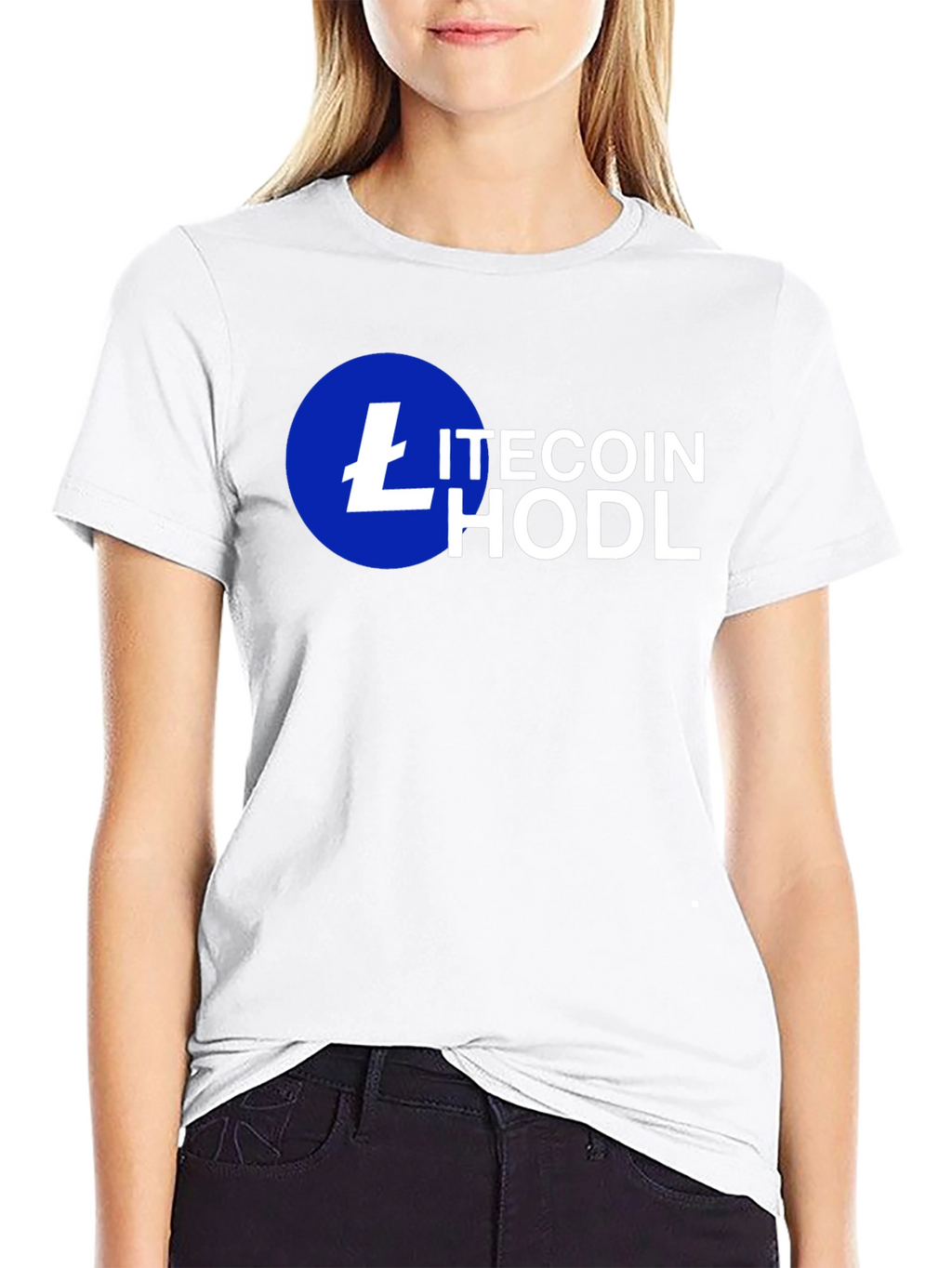 Litecoin HODL Crypto T-Shirt - Black