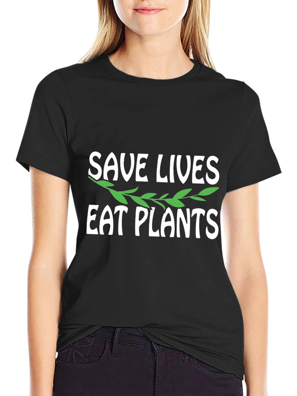 Save Lives Eat Plants Graphic Tee