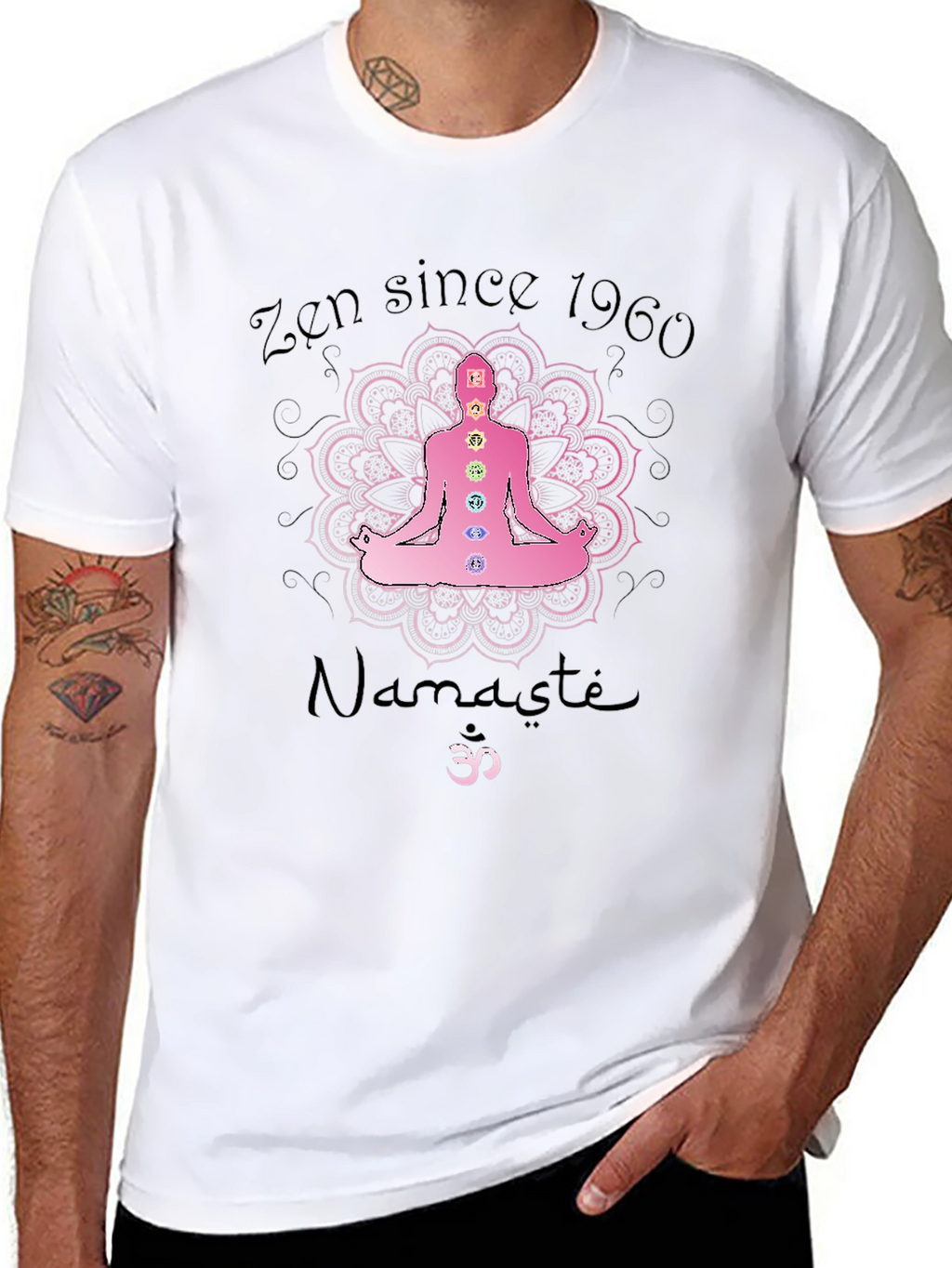 Zen Since 1960 Namaste Chakra T-Shirt