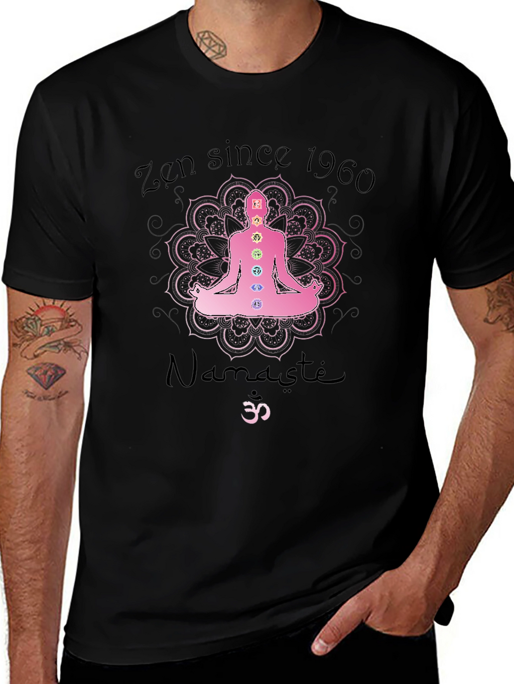 Zen Since 1960 Namaste Chakra T-Shirt