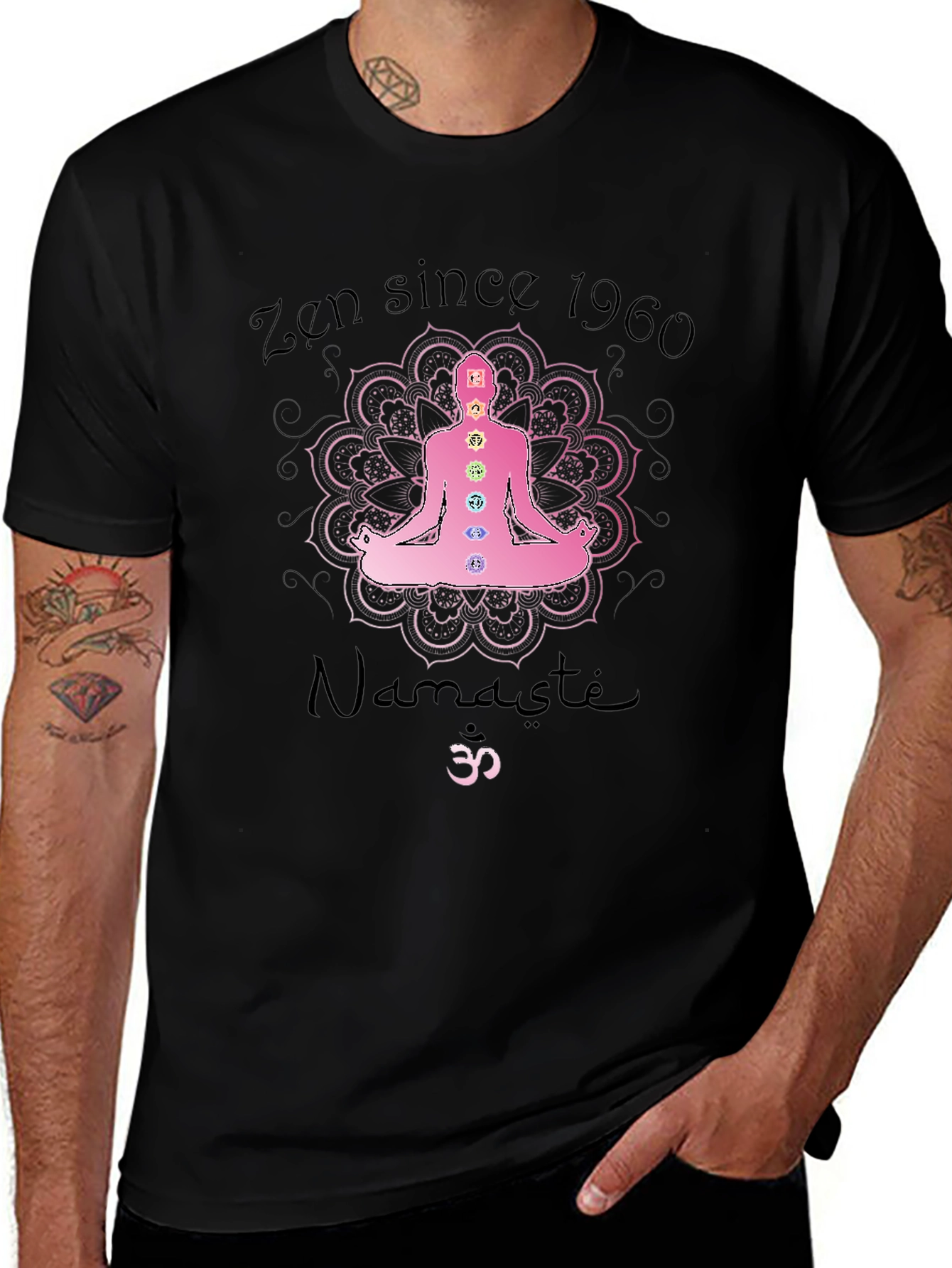Zen Since 1960 Namaste Chakra T-Shirt