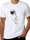 Astronaut Graphic Tee - Cool Space Design