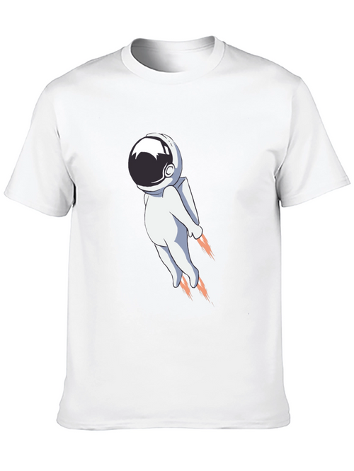 Astronaut Graphic Tee - Cool Space Design