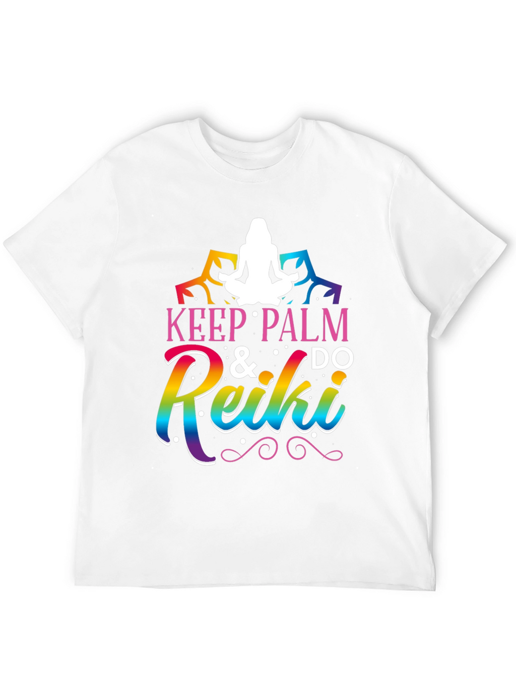 Keep Palm & Do Reiki Graphic Tee - Black